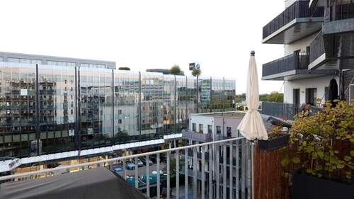 Blick von Balkon - 2 Zimmer Etagenwohnung in Düsseldorf