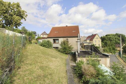 Garten Ansicht 04 - 7 Zimmer Einfamilienhaus in Striegistal