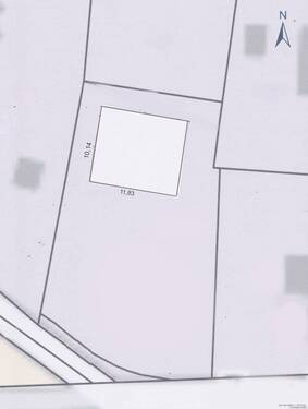 Genehmigtes Baufenster laut Bauvorbescheid - 