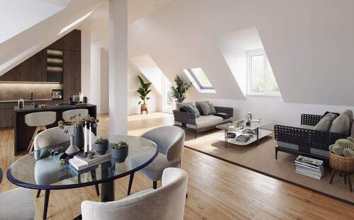 Wohnzimmer - Unser Familien-Domizil: 5-Zimmer-Wohnung in ruhiger Hofgarten-Lage mit großer Loggia