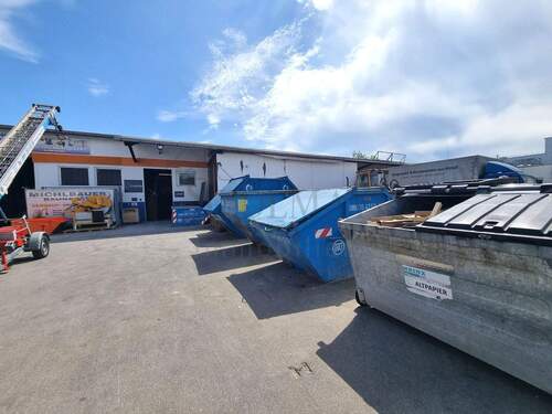 Ansicht 2 Zufahrt + Außenfläche Lagerhalle - 