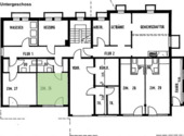 Grundriss Untergeschoss - Etagenwohnung zur Miete in Furtwangen im Schwarzwald