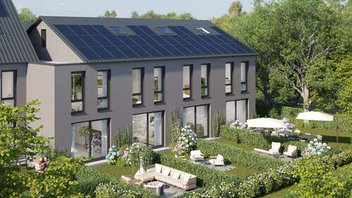 Gartenansicht - Reihenmittelhaus mit 98,00 m² in Achstetten zum Kaufen