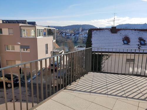 Balkon Sicht (1).jpg - Etagenwohnung mit 62,00 m&sup2; in Rheinfelden (Baden) zum Kaufen