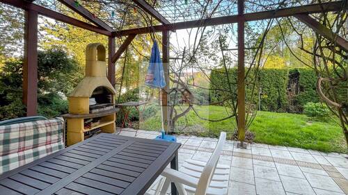 Terrasse - Idyllisches Zuhause mit Kamin & Garten in traumhafter Burgenregion