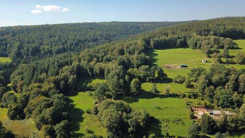 Umfeld Natur - Grundstück in Flörsbachtal