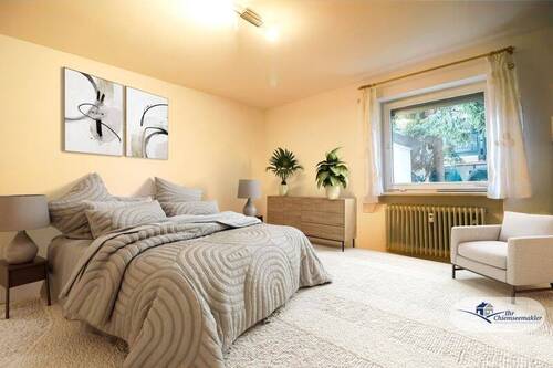 Konzept Schlafzimmer - Etagenwohnung mit 84,00 m² in Prien am Chiemsee zum Kaufen