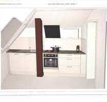 Frei ab sofort 3-Zimmer-Dachgeschosswohnung im 3. Obergeschoss (ohne Aufzug) neue Einbauküche - Traben-Trarbach