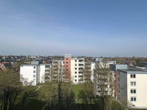Blick vom Balkon - 3 Zimmer Etagenwohnung in Rheine