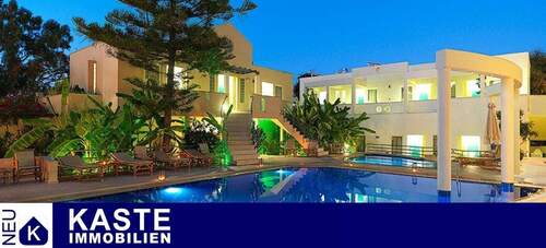 Titel - Luxuriöses Suite-Hotel mit Meerblick in Chania auf Kreta nahe Strand