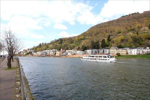 Idyllische Neckarpromenade - 
