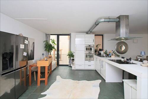 Helle Wohn-Küche (inkl. EBK) im Loft-Stil - Etagenwohnung mit 95,00 m&sup2; in Heidelberg zur Miete