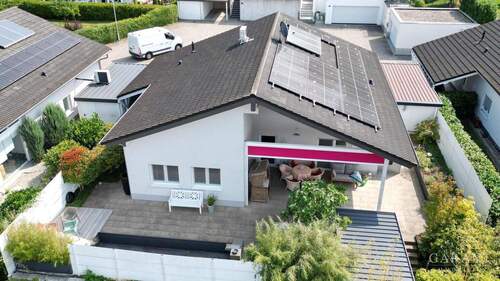 Gartenansicht - Exclusiver Bungalow in Bad König