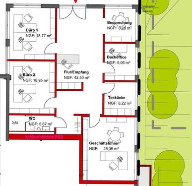 Büro EG - 