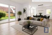 Wohnzimmer Beispiel - 4 Zimmer Einfamilienhaus in Ginsheim-Gustavsburg