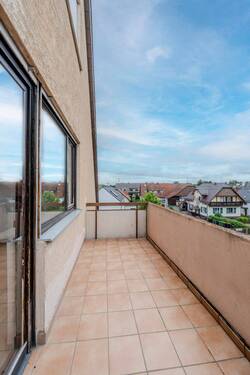 Aussicht vom Balkon - Etagenwohnung mit 80,00 m² in Ludwigsburg zum Kaufen