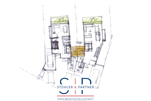 Skizze_EG_2_Einfamilienhäuser - Grundstück in Böblingen