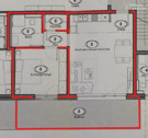Grundriss Wohnung 5 - 