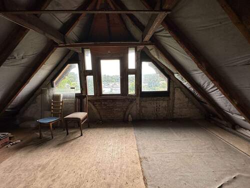 Teil des Dachbodens - 