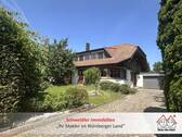 Hausansicht - Topimmobilie in Laufer BESTLAGE: XXL-Einfamilienhaus mit ELW und Doppelgarage 'Am Kunigundenberg'