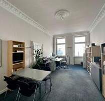 Altbaubüro mit hohen Decken und Stuck - All-in-Miete - Frankfurt am Main Bahnhofsviertel