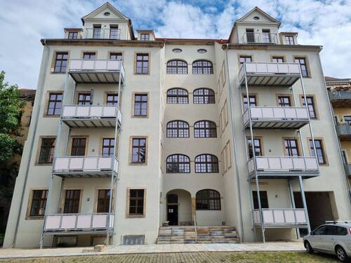 Gebäudeansicht Hof.jpg - 2 Zimmer Etagenwohnung in Zittau