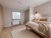Beispiel Zimmer renoviert und eingerichtet - 