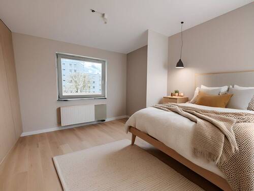 Beispiel Zimmer renoviert und eingerichtet - 