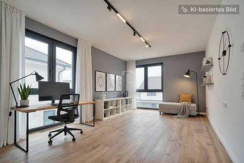 Kinderzimmer / Büro - Mögliche Möblierung - 