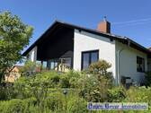 Hausansicht - Sonniges und großzügiges Einfamilienhaus mit traumhaftem Fernblick in Göttingen-Roringen
