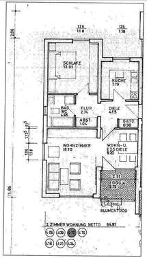 Wohnungsgrundriß - 
