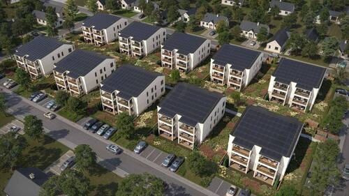 Wohnsiedlung (Visualisierung) - 