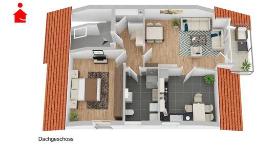 unverbindliche Darstellung - Mehrfamilienhaus, Wohnhaus in Mettingen zum Kaufen