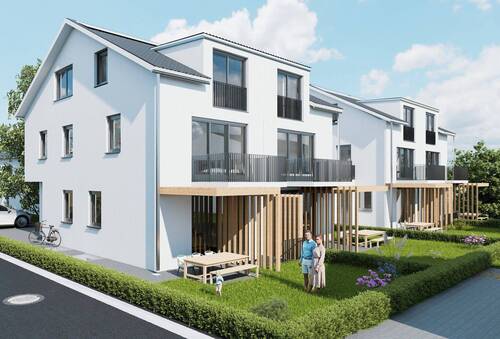 Doppelhaushälften West - Familienhöfe in Oberding - familienfreundliche Mehrgenerationenhäuser in bester Lage