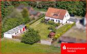 Luftbild Gartenseite - Viel Platz - ideal für den Handwerker!