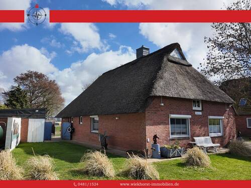 Ansicht - Ankommen unter Reet - Liebevoll und hochwertig modernisiertes Nordseeidyll in harmonischer Deichlage
