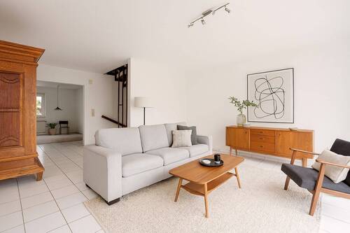 Wohn-/ Essbereich - Visualisierung - Reihenmittelhaus mit 151,40 m² in Frankfurt am Main zum Kaufen