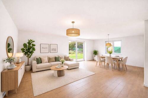 Wohnzimmer - Modern wohnen in Lüneburg - stilvolle Doppelhaushälfte mit Garten & Carport