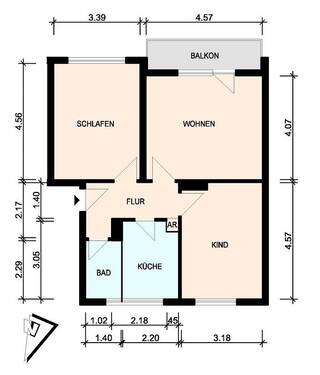 0524-064_GK_065qm_160211.jpg - 3 Zimmer Etagenwohnung zur Miete in Elmshorn