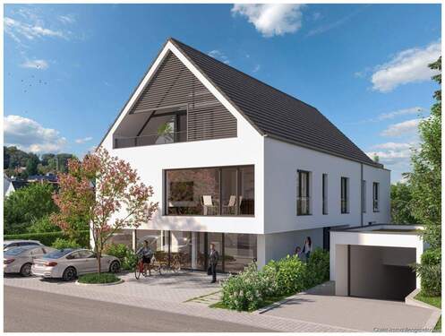 Visualisierung nach Baugenehmigung - Grundstück zum Kaufen in Stadtbergen