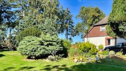 Gartenansicht - Doppelhaushälfte mit 85,00 m&sup2; in Dassow zum Kaufen