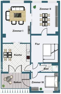 2. Obergeschoss - 