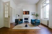 Wohnbereich I Visualisierung - Historisches Stadthaus mit Parkblick im Frankfurter Westend - direkt am Grüneburgpark & Palmengarten