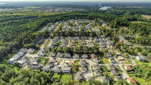 Drohnenansicht Nachbarschaft - 