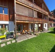 Der See zum Greifen nah. 2-Zimmer-Gartenwohnung. - Schliersee