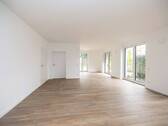 Wohn- und Esszimmer - Rollstuhlgerecht und barrierefrei! - Traumhafte Erdgeschosswohnung in Melle