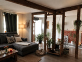 Wohnzimmer - virtually staged - 8 Zimmer Einfamilienhaus in Allstedt OT Holdenstedt