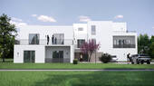 Seitenansicht - Wohnen mit Zukunft: Moderne Erdgeschosswohnung mit Terrasse und Top-Energiewerten!