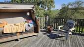 Balkon mit Strandkorb - 