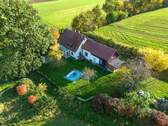 EFH Zankendorf Ansicht oben VI - Wohnen im Grünen: EFH mit weitläufigem Garten und viel Platz zur Entfaltung